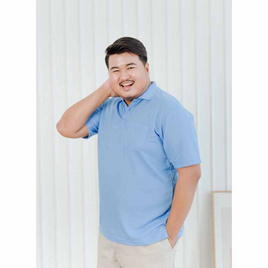 HAPPY TEE เสื้อโปโล PLUS SIZE มีกระเป๋า แขนสั้น - HAPPY TEE, เสื้อโปโล