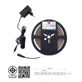 HI-TEK ชุดไฟเส้นริบบิ้น LED 2835/60 220V 5M แสงขาว - HI-TEK, โคมไฟและหลอดไฟ