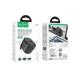 HOCO ปลั๊กเดินทาง Universal Travel Plug รุ่น AC15 - hoco, รางปลั๊กไฟ