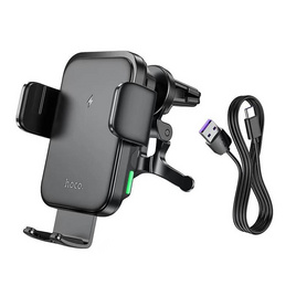 HOCO wireless fast chargingCarHolder HW10 Black - hoco, แกดเจ็ตในรถยนต์