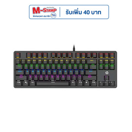 HP คีย์บอร์ดเกม Mechanical Black Switch GK200 - HP, อุปกรณ์เกม