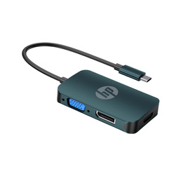 HP อุปกรณ์แปลงสัญญาณ USB-C to VGA HDMI DP DHC-CT200 - HP, อุปกรณ์แปลงสัญญาณ