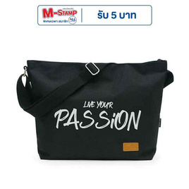 HQ LUGGAGE กระเป๋าสะพายข้าง กระเป๋าสะพายไหล่ รุ่น P9998 สีดำ - HQ LUGGAGE, กระเป๋า อุปกรณ์การเดินทาง