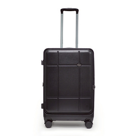 HQ LUGGAGE กระเป๋าเดินทาง PC เปิดด้านหน้า ระบบล็อค TSA 4 ล้อคู่ รุ่น 98033 สีดำ - HQ LUGGAGE, แฟชั่น