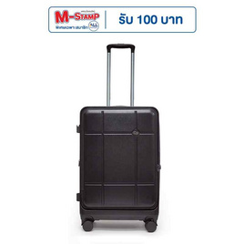HQ LUGGAGE กระเป๋าเดินทาง PC เปิดด้านหน้า ระบบล็อค TSA 4 ล้อคู่ รุ่น 98033 สีดำ - HQ LUGGAGE, กระเป๋าและกระเป๋าเดินทาง