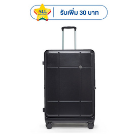 HQ LUGGAGE กระเป๋าเดินทาง PC เปิดด้านหน้า ระบบล็อค TSA 4 ล้อคู่ รุ่น 98033 สีดำ - HQ LUGGAGE, บ้านและสวนและไลฟสไตล์