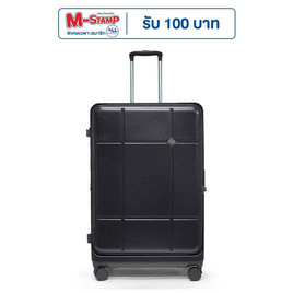 HQ LUGGAGE กระเป๋าเดินทาง PC เปิดด้านหน้า ระบบล็อค TSA 4 ล้อคู่ รุ่น 98033 สีดำ - HQ LUGGAGE, กระเป๋าและกระเป๋าเดินทาง