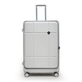 HQ LUGGAGE กระเป๋าเดินทาง PC เปิดด้านหน้า ระบบล็อค TSA 4 ล้อคู่ รุ่น 98033 สีขาว - HQ LUGGAGE, แฟชั่น