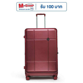 HQ LUGGAGE กระเป๋าเดินทาง PC เปิดด้านหน้า ระบบล็อค TSA 4 ล้อคู่ รุ่น 98033 สีแดง - HQ LUGGAGE, กระเป๋าและกระเป๋าเดินทาง