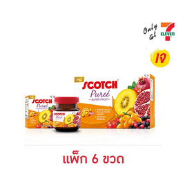 Hสก๊อตเพียวเร่ ซุปเปอร์ฟรุต 40 มล. (แพ็ก 6 ขวด) - Scotch, เครื่องดื่ม/อาหารเสริมเพื่อสุขภาพ