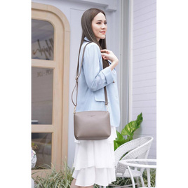 Hallelujah กระเป๋ารุ่น Crossbody (ครอสบอดี้) สีเบจ - Hallelujah, กระเป๋าพาดลำตัว คาดเอว