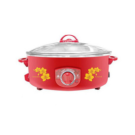 Hanabishi กระทะไฟฟ้า ฝาแก้ว 12 นิ้ว รุ่น HEP-12 - Hanabishi, กระทะไฟฟ้า