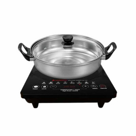 Hanabishi เตาแม่เหล็กไฟฟ้า รุ่น IN-005 (แถมฟรีหม้อสแตนเลส) - Hanabishi, เตาไฟฟ้า เครื่องทอดและย่าง