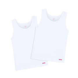 Happi by Carson เสื้อกล้ามเด็กผู้หญิง รุ่นเบสิค แพ็ค 2 ตัว - Happi by Carson, แม่และเด็ก