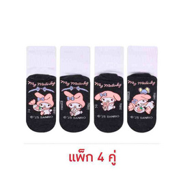 Happi by Carson ถุงเท้านักเรียน ทอลาย Melody แพ็ค 4 - Happi by Carson, แฟชั่น