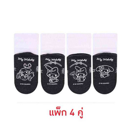 Happi by Carson ถุงเท้านักเรียน กันลื่น Melody แพ็ค 4 - Happi by Carson, แฟชั่น