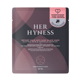 Her Hyness มาส์กดำ Instant Calm Anti Acne Black Mask 25 มล - HER HYNESS, มาส์กหน้า