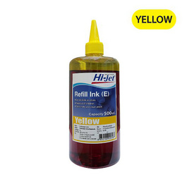 Hi-jet หมึกเติม Inkjet (E /  Yellow) 500 ml. - Hi-jet, หมึกเติม