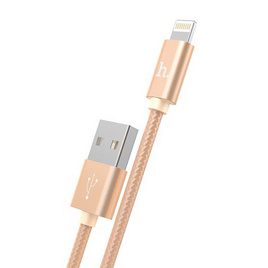 Hoco Charging Cable Apple X2 1m. Gray - hoco, อุปกรณ์สำหรับโทรศัพท์