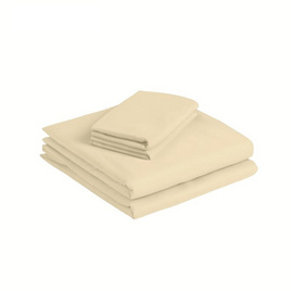 Home Best ชุดผ้าปูที่นอน ครบชุด รุ่น Monomi สีเบจ - HomeBest