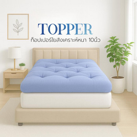 Home Best ที่นอนท็อปเปอร์ใยสังเคราะห์ Topper ความหนา 10 นิ้ว หนาพิเศษ - HomeBest, สินค้าใหม่