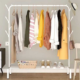 Homelove ราวแขวนเสื้อผ้า มีตะขอแขวน - Homelove, อุปกรณ์ตากผ้า