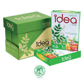 IDEA GREEN กระดาษถ่ายเอกสาร A4 80แกรม 500แผ่น (5 รีม/กล่อง) - IDEA GREEN, กระดาษ