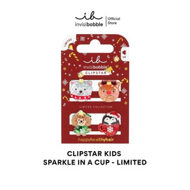 INVISIBOBBLE CLIPSTAR KIDS Cozy Snowy Friends 4pc - INVISIBOBBLE, เครื่องประดับผู้หญิง