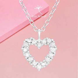 IRIS Jewel สร้อยคอ The Sterling Heart - Iris Jewel, เสื้อผ้าและเครื่องประดับ