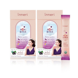 Inneri อินเนอริ อาซาอิ บี-มิกซ์ 14 ซอง (9 กรัม/ซอง) แพ็กคู่ - Inneri, ดูแลเส้นผม เล็บ