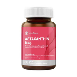 InterCare Astaxanthin แอสตาแซนธิน 6 มก. บรรจุ 30 ซอฟเจล - InterCare, อาหารเสริมเพื่อความงาม