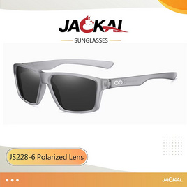 JACKAL Polarized Sunglasses Black Lens แว่นกันแดด เลนส์โพลาไรซ์ รุ่น JS228 - Jackal, เครื่องประดับผู้ชาย