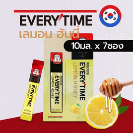 JUNG KWAN JANG เอเวรี่ไทม์ เลม่อน ฮันนี่ (เครื่องดื่มผสมโสม) บรรจุ 7 ซอง - JUNG KWAN JANG, อาหารเสริมบำรุงสุขภาพ