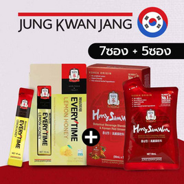 JUNG KWAN JANG เอเวรี่ไทม์ เลม่อน ฮันนี่ 7 แท่ง+ฮง ซัม วอน 5 ซอง - JUNG KWAN JANG, อาหารเสริมบำรุงสุขภาพ