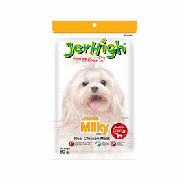 Jerhigh ขนมสุนัข สติ๊ก มิลกี้ 60 กรัม - Jerhigh, ผลิตภัณฑ์สำหรับน้องสุนัข