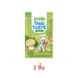 Jerhigh Thai Taste ขนมสุนัข สติ๊ก รสข้าวเหนียวทุเรียน 60 กรัม - Jerhigh, อาหารสุนัข