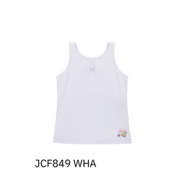 Jintana เสื้อทับในเด็กเต็มตัว รุ่น Doodle สีขาว ลายการ์ตูน4ตัวซ้ายล่าง (JCF849 WHA) - Jintana, แฟชั่นเด็ก