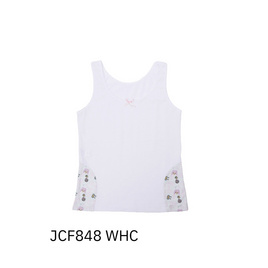 Jintana เสื้อทับในเด็กเต็มตัว รุ่น Doodle สีขาว ลาย ผ้าพิมพ์ลายชายเสื้อ (JCF848 WHC) - Jintana, แฟชั่นเด็ก