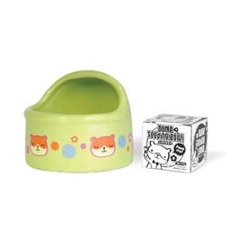 Jolly Dome Feeding Bowl Green ชามข้าวหนูแฮมเตอร์ สีเขียวสดใส ลายน่ารัก (JP110) - Jolly, สัตว์เลี้ยงอื่นๆ