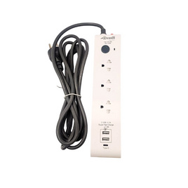 Joyous ปลั๊กไฟ 3ช่อง 1สวิทซ์ USB  รุ่น JY313U - JOYOUS, รางปลั๊กไฟ