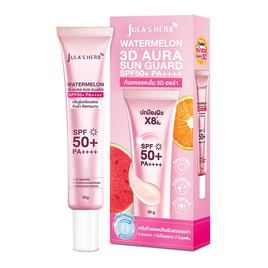 Jula's Herb กันแดดแตงโม Watermelon 3D Aura Sun Guard SPF50+ PA++++ 30 กรัม - Jula's herb, สินค้าใหม่ความงามและของใช้ส่วนตัว