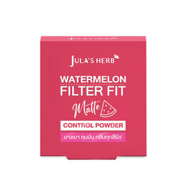 Jula's Herb แป้งพัพ Watermelon Filter Fit Matte Control Powder 01 Yellow Beige 10 กรัม - Jula's herb, ผิวหน้า