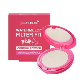 Jula's Herb แป้งพัพ Watermelon Filter Fit Matte Control Powder 5 กรัม 01 Yellow Beige - Jula's herb, แป้ง