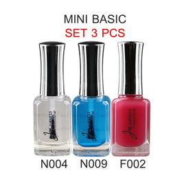 Jurness เซ็ทยาทาเล็บ Nail Polish Mini Basic Set 13.5 มล. (3ชิ้น/ชุด) - Jurness, Jurness