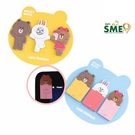 KIAN-DA กระดาษโน๊ตแถบกาว LINE FRIENDS (แพ็ก 2 Set) - KIAN-DA, สมุด & Sticky note