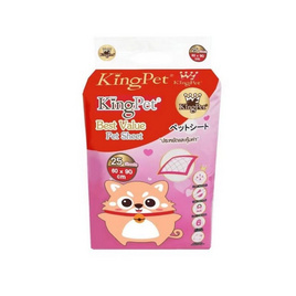 KING PET แผ่นรองฉี่สุนัข รุ่น Best Value ขนาด 60x90 ซม. - KING PET, KING PET