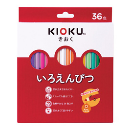 KIOKU ดินสอสีไม้ แท่งยาว 36 สี - KIOKU, 7Online