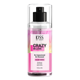 KISS MY BODY สเปรย์น้ำหอม PERFUME MIST CRAZY IN LOVE 88 มล. - Kiss My Body, บอดี้สเปรย์ผู้หญิง