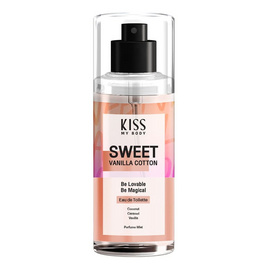 KISS MY BODY สเปรย์น้ำหอม PERFUME MIST SWEET VANILLA COTTON 88 มล. - Kiss My Body, บอดี้สเปรย์ผู้หญิง