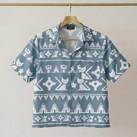 KORAT CAT เสื้อฮาวาย ผ้าไหมอิตาลี Free size - KORATCAT, เสื้อผ้าและเครื่องประดับ